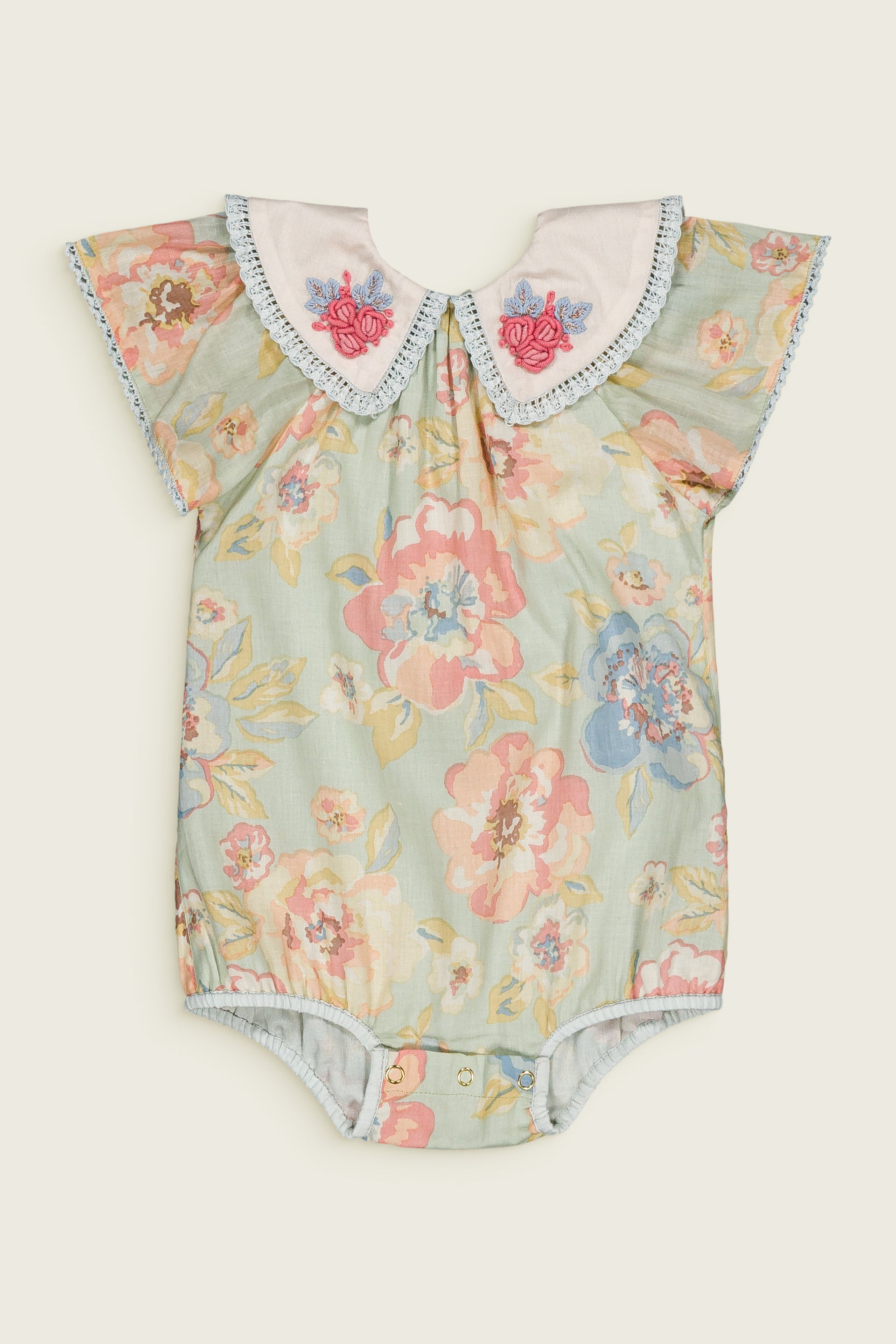 Granite Romper Watercolor print