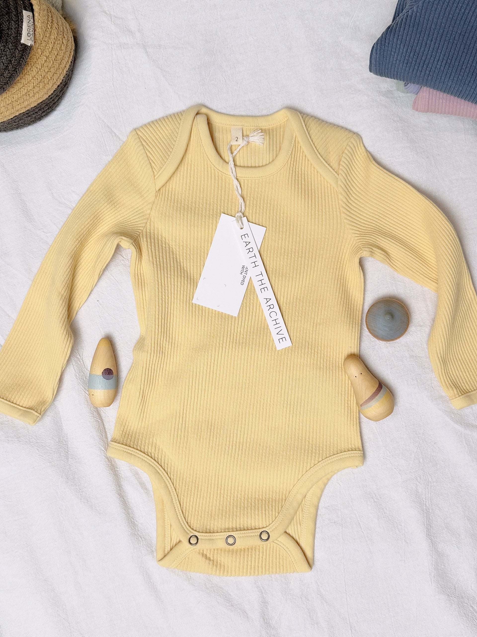Long Sleeve Baby Suit - Yellow