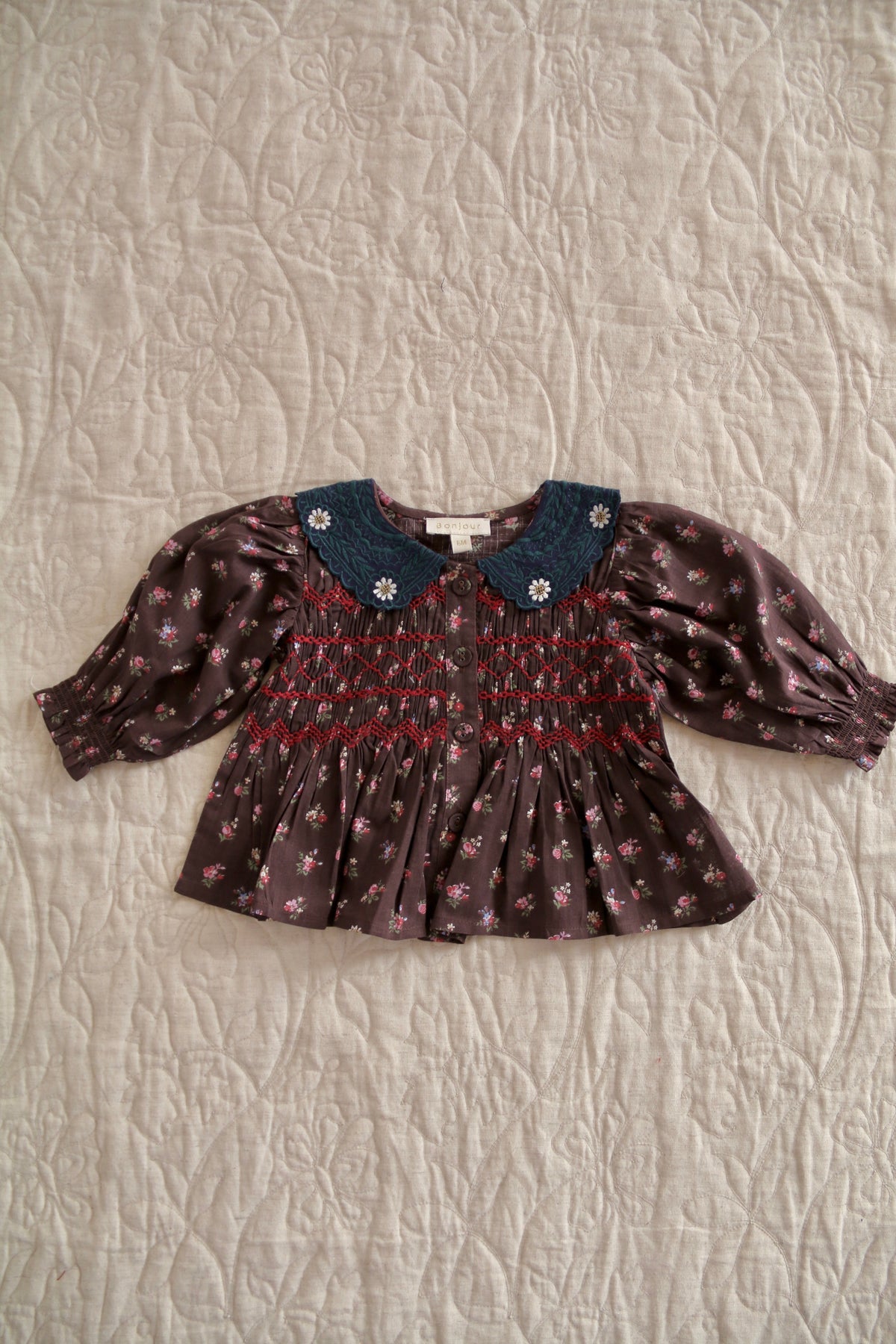 Baby Blouse Little Bouquet Print