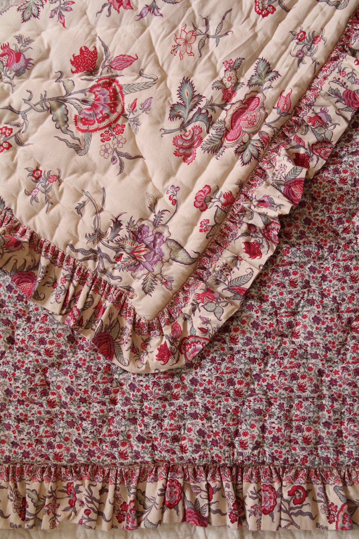 Quilted Blanket Vence Print