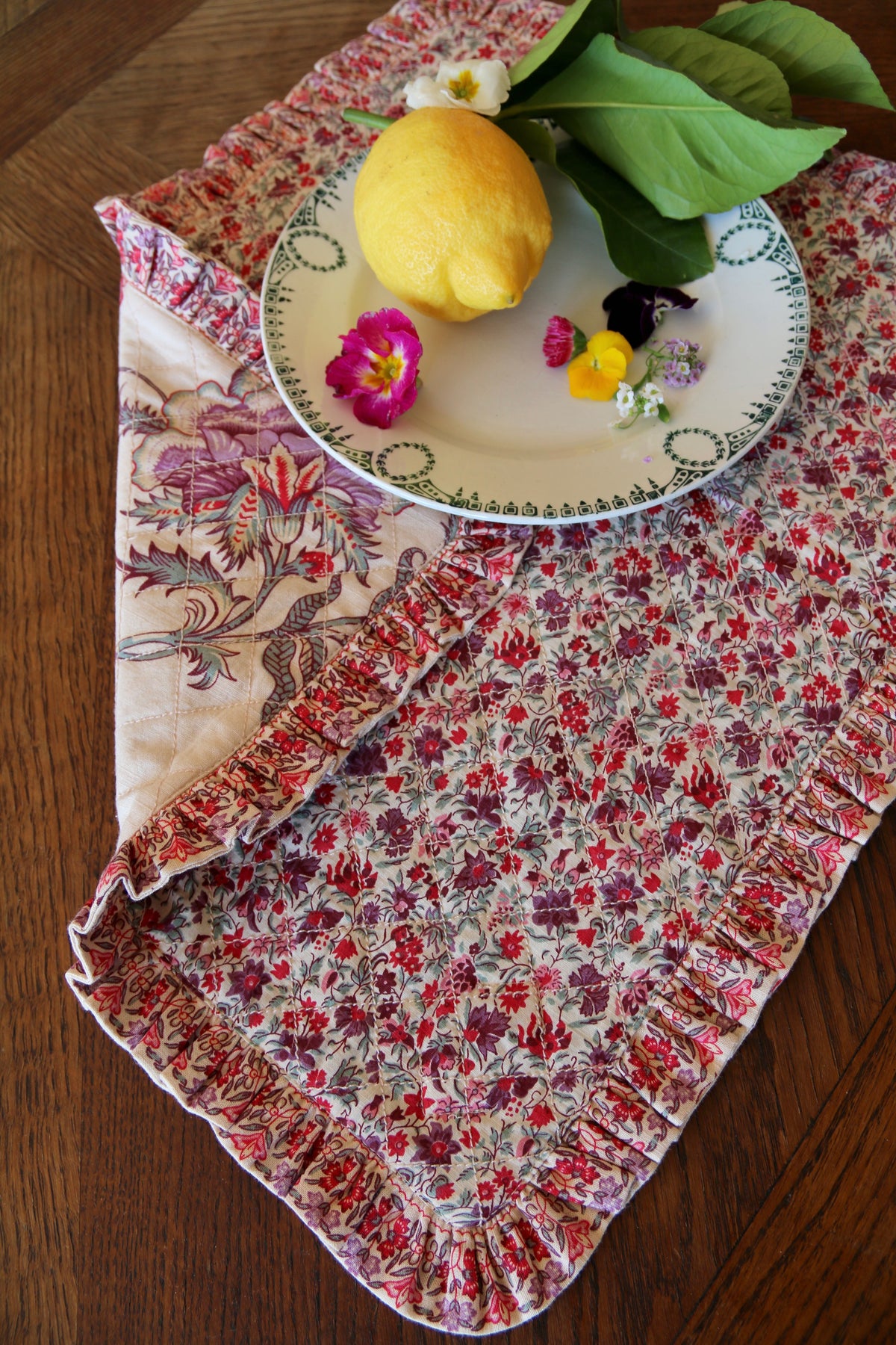 Quilted Table Mat Vence Print