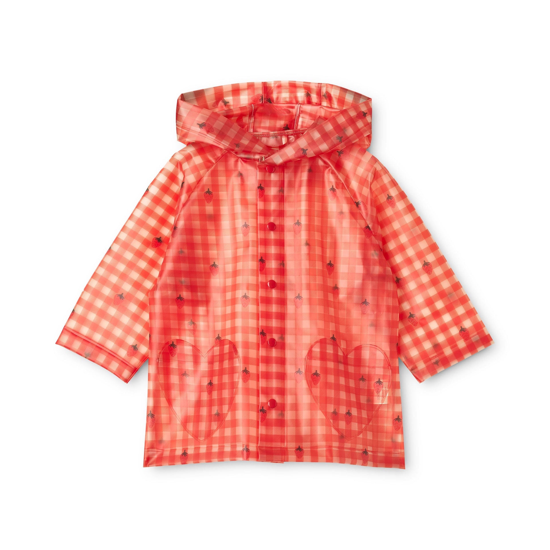 Iris Raincoat Berry Gingham