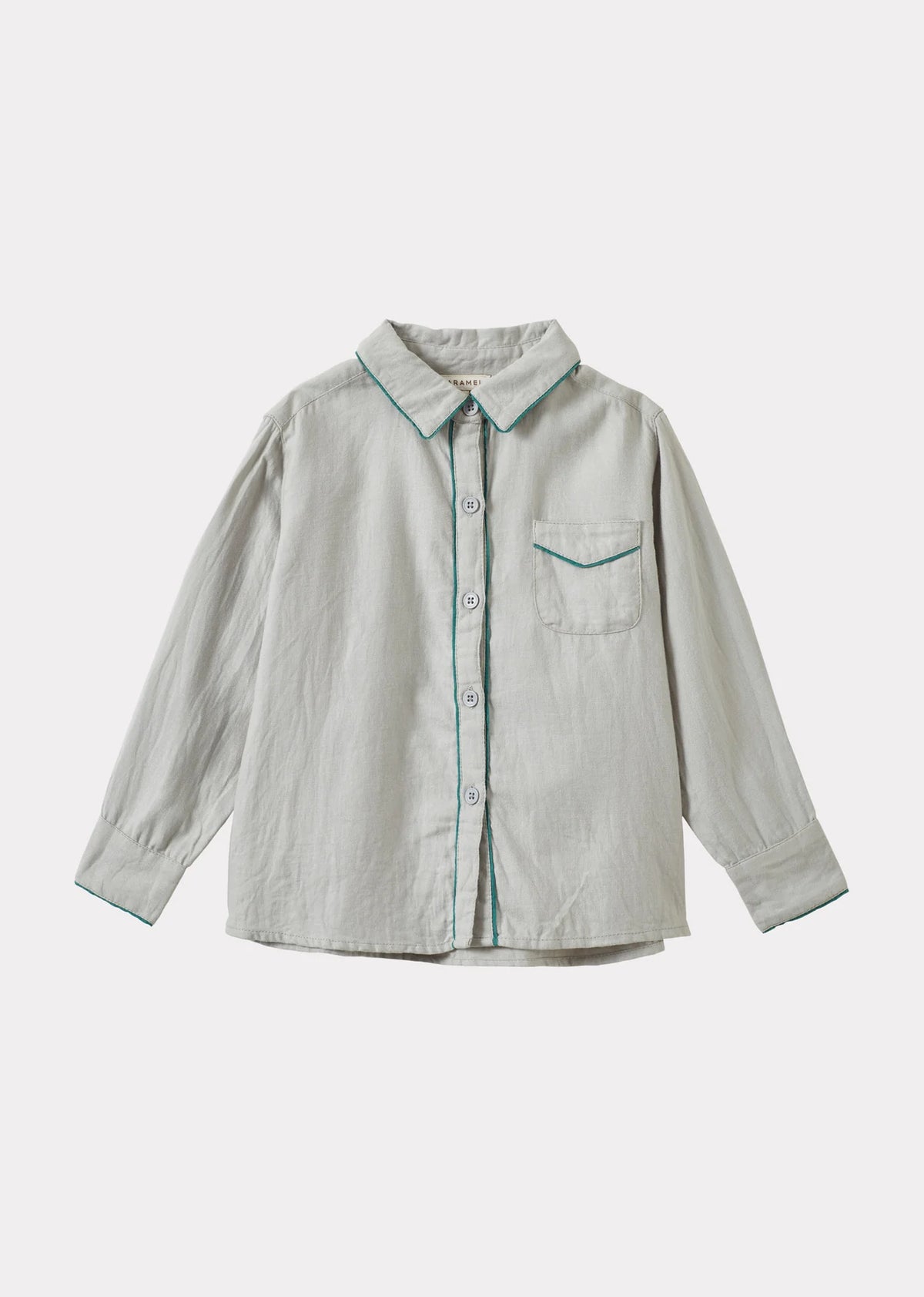 Kore Children's Cotton Shirt - Pale Grey