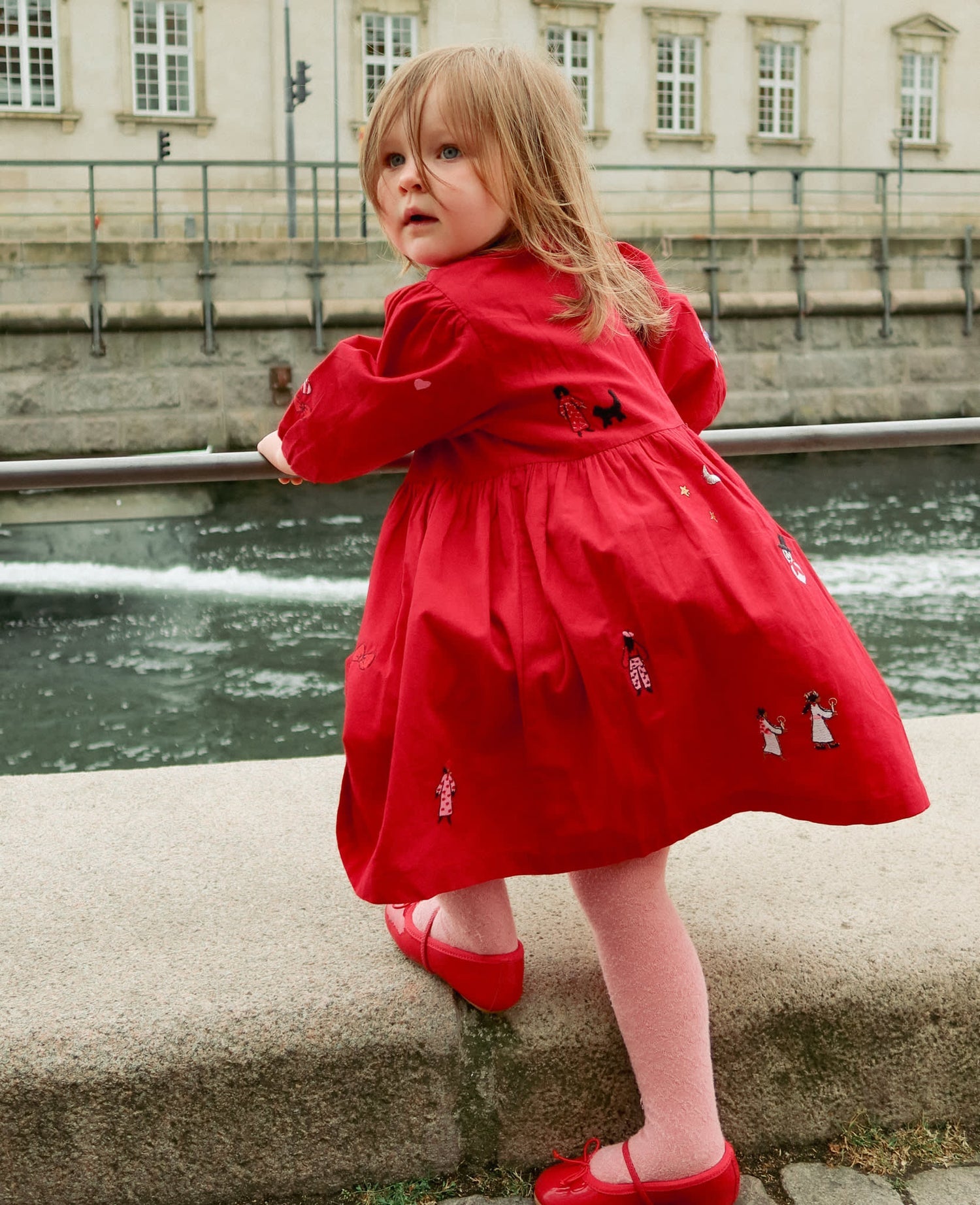 Luna MINI Dress - Chili Pepper