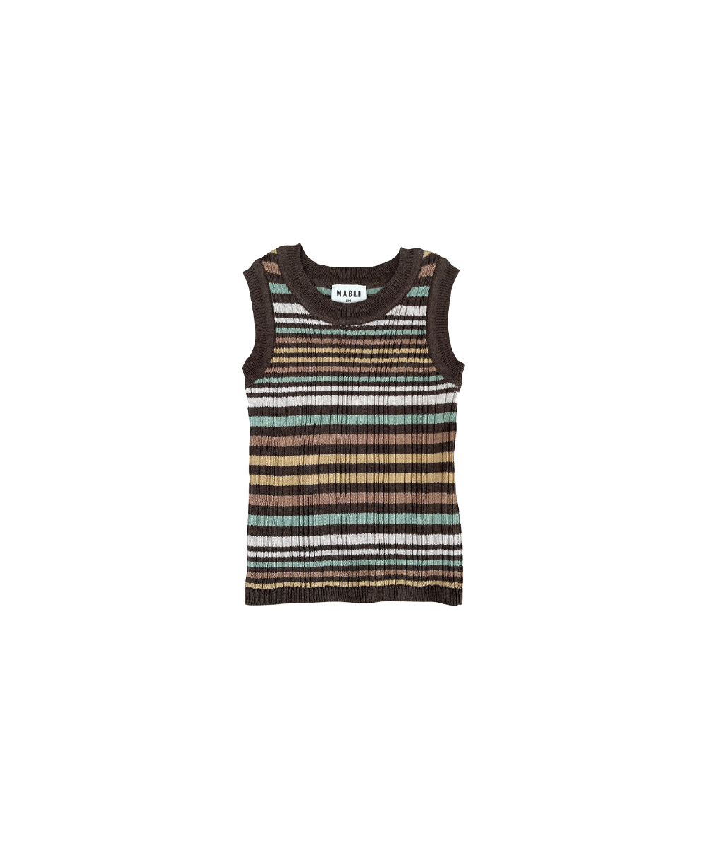 Caravan Vest - Tree House Stripe