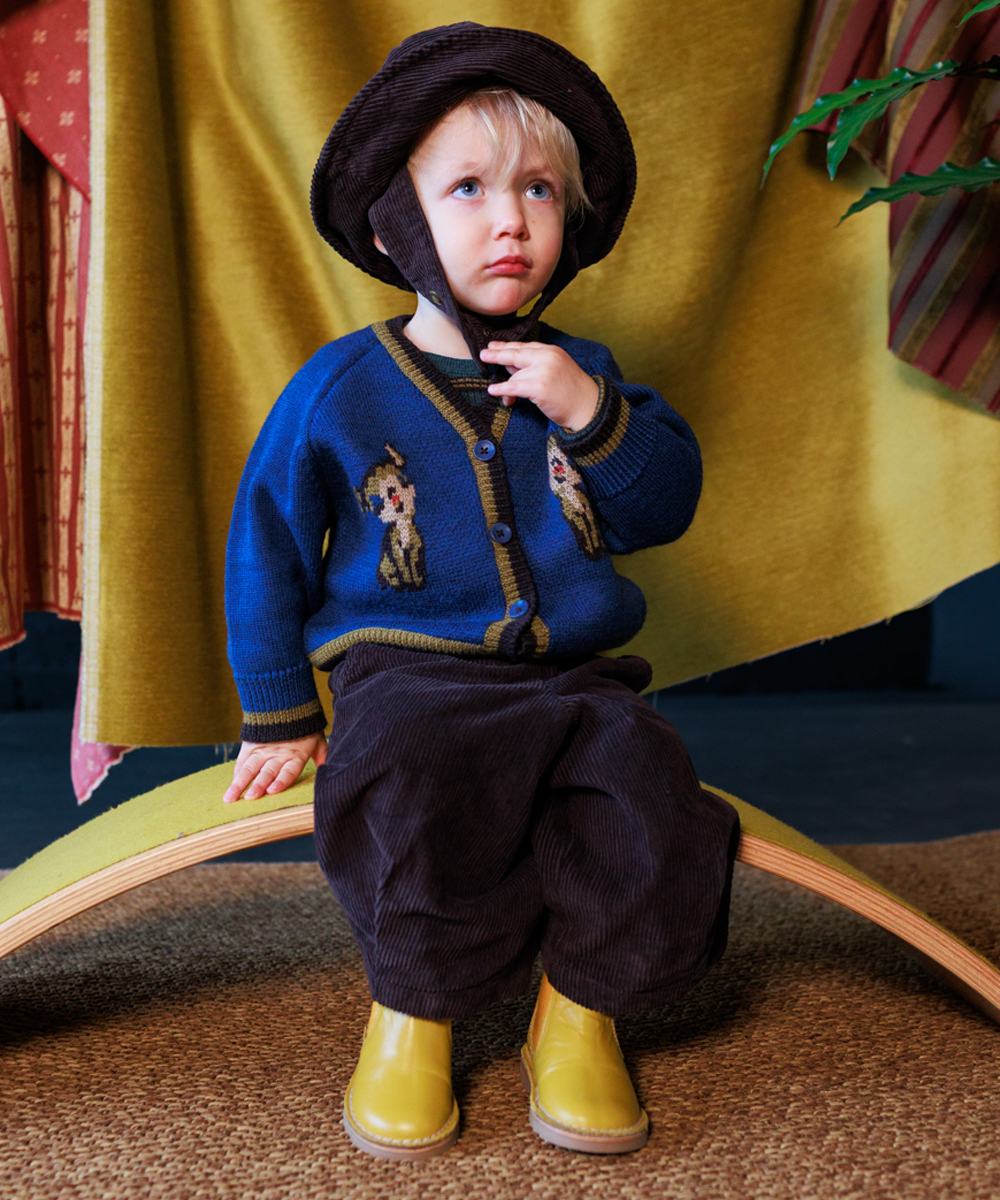Carw Bach Cardigan - Deep Sea Melange