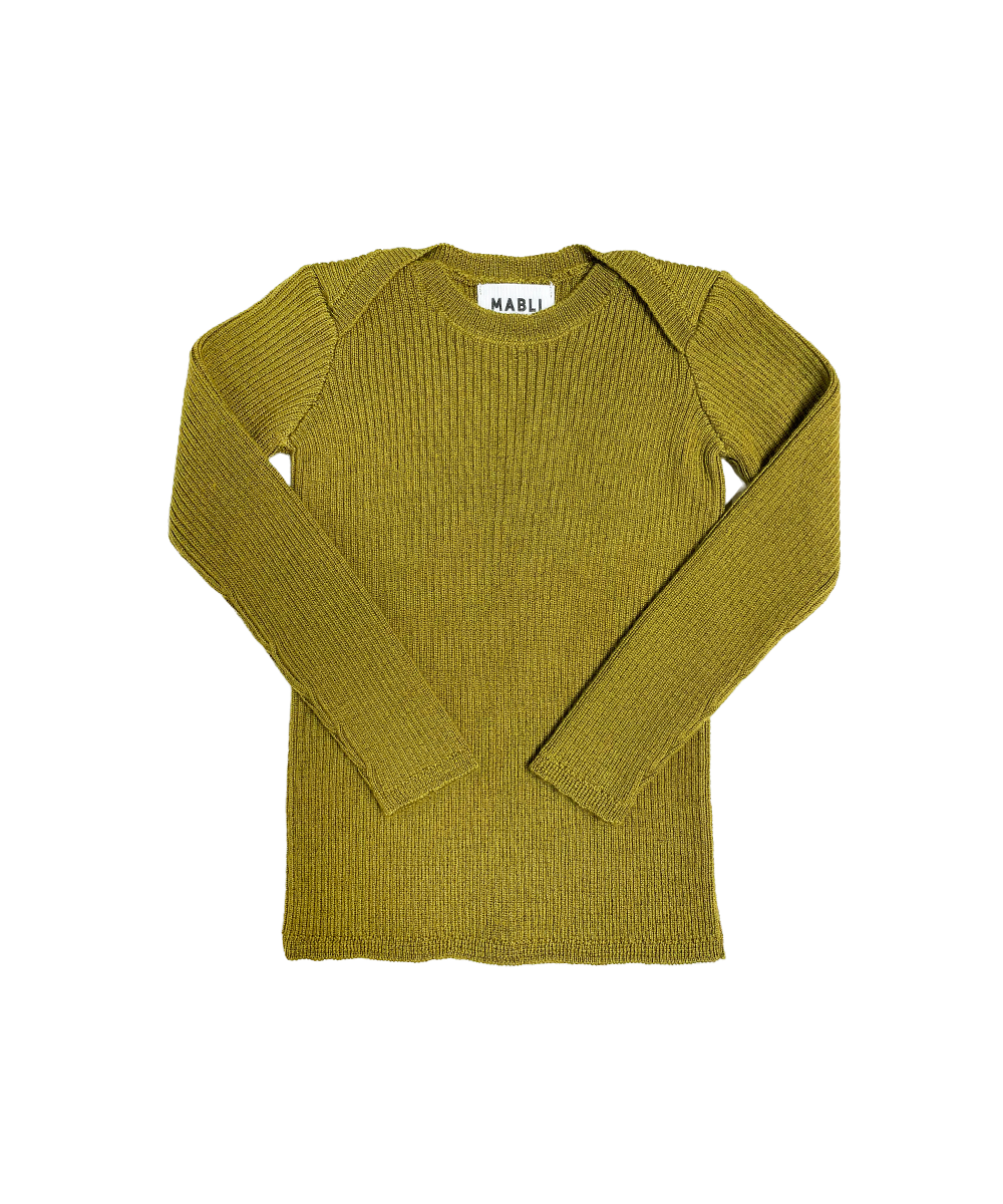 Sylfaen Skinny Rib - Golden Olive