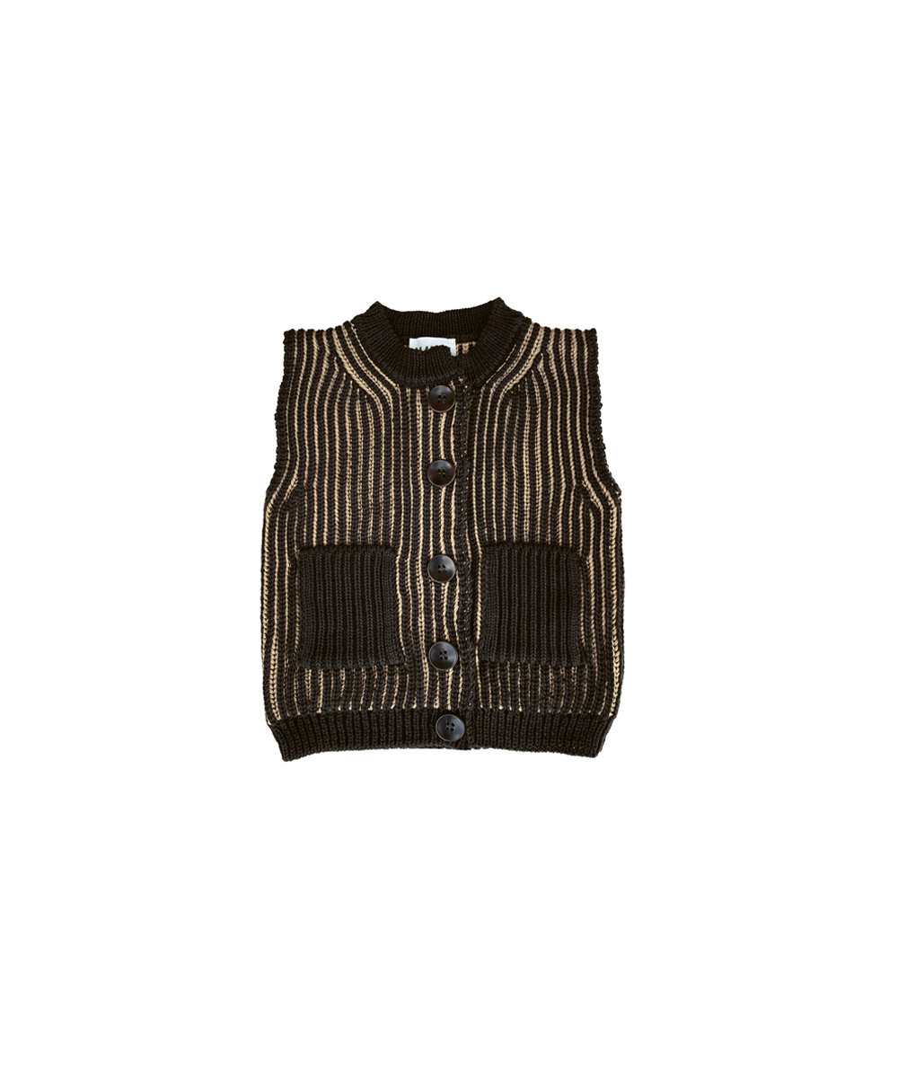 Ffyn Vest - Dark Chocolate/Biscotti (Adult)