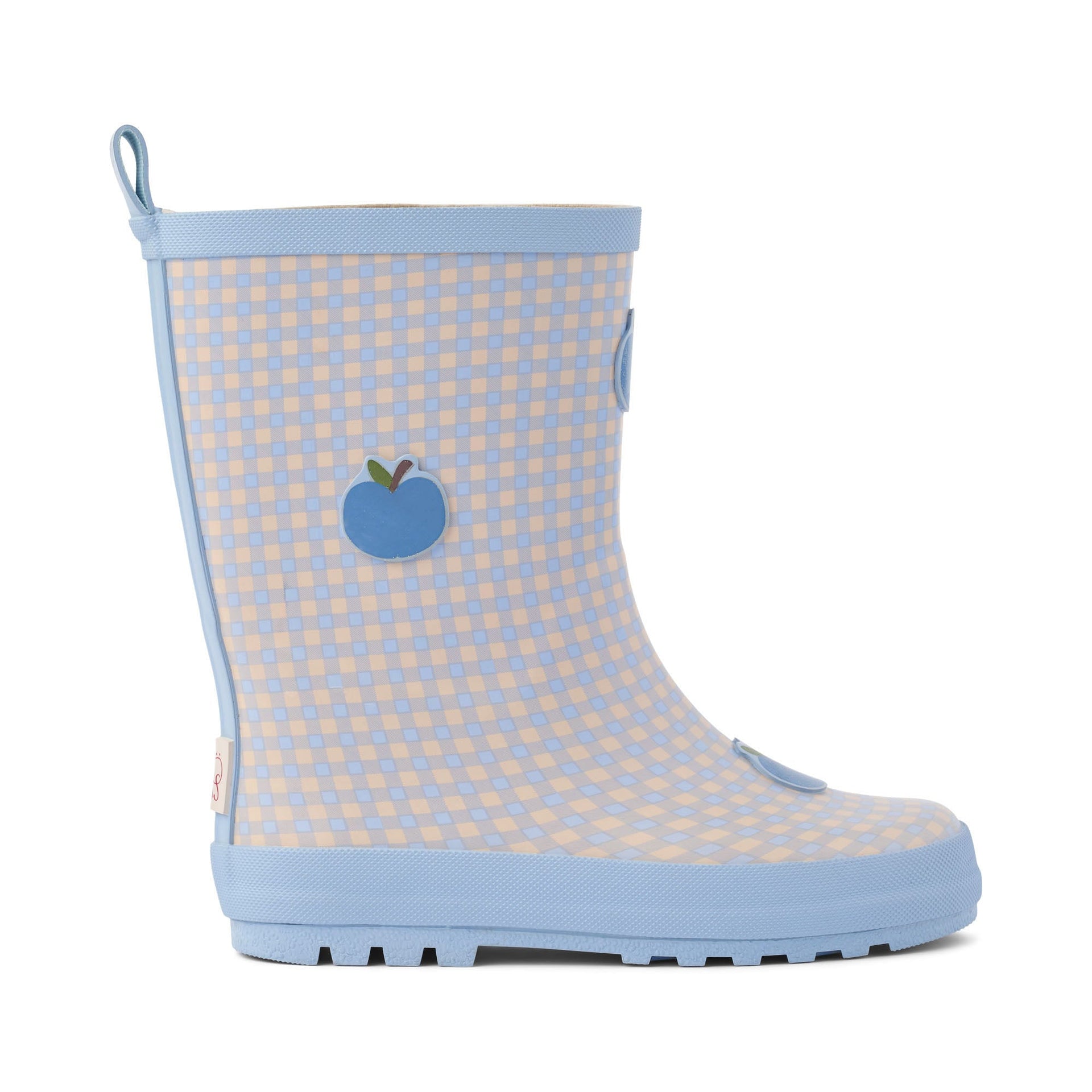 Misty Rain Boots Apple Gingham