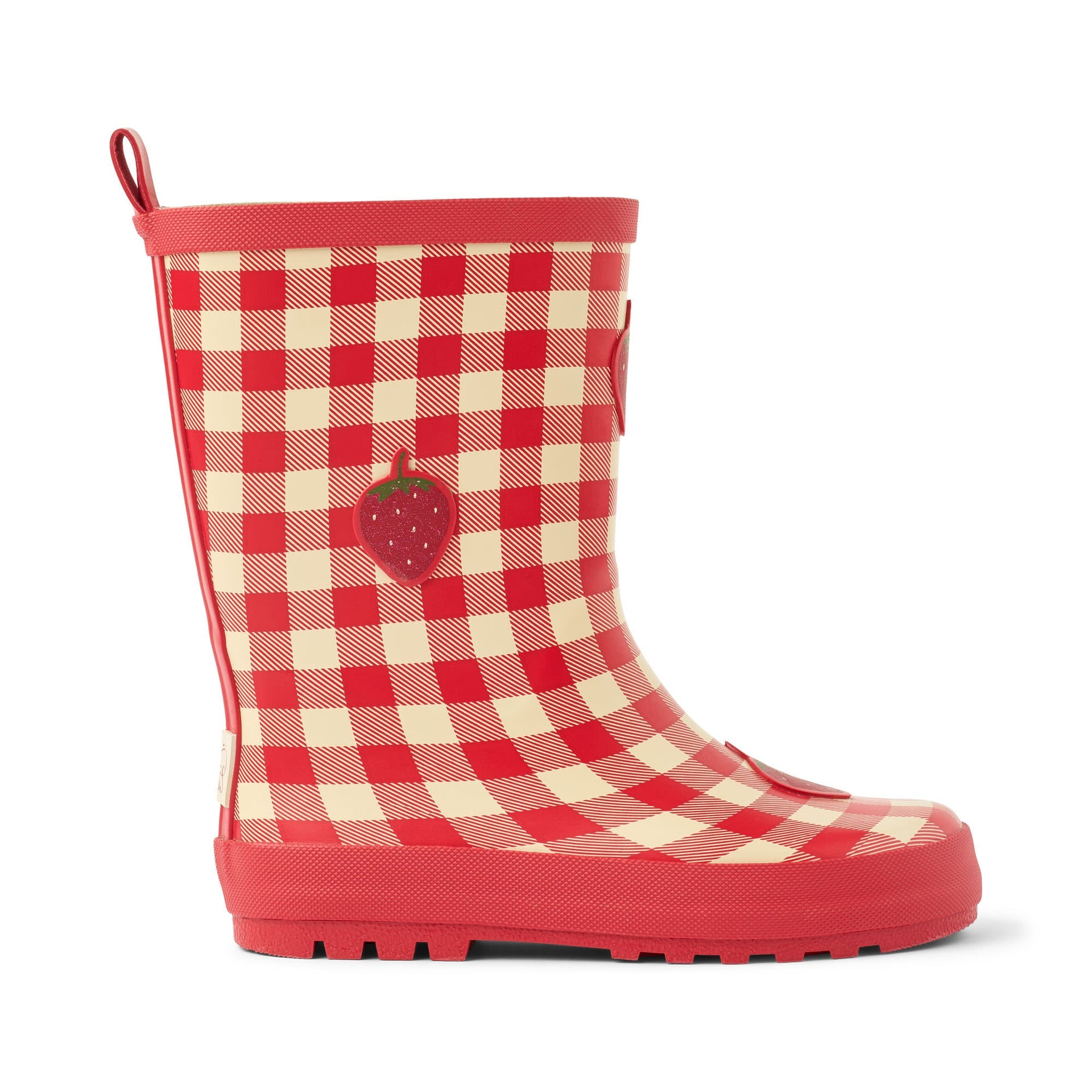 Misty Rain Boots Berry Gingham