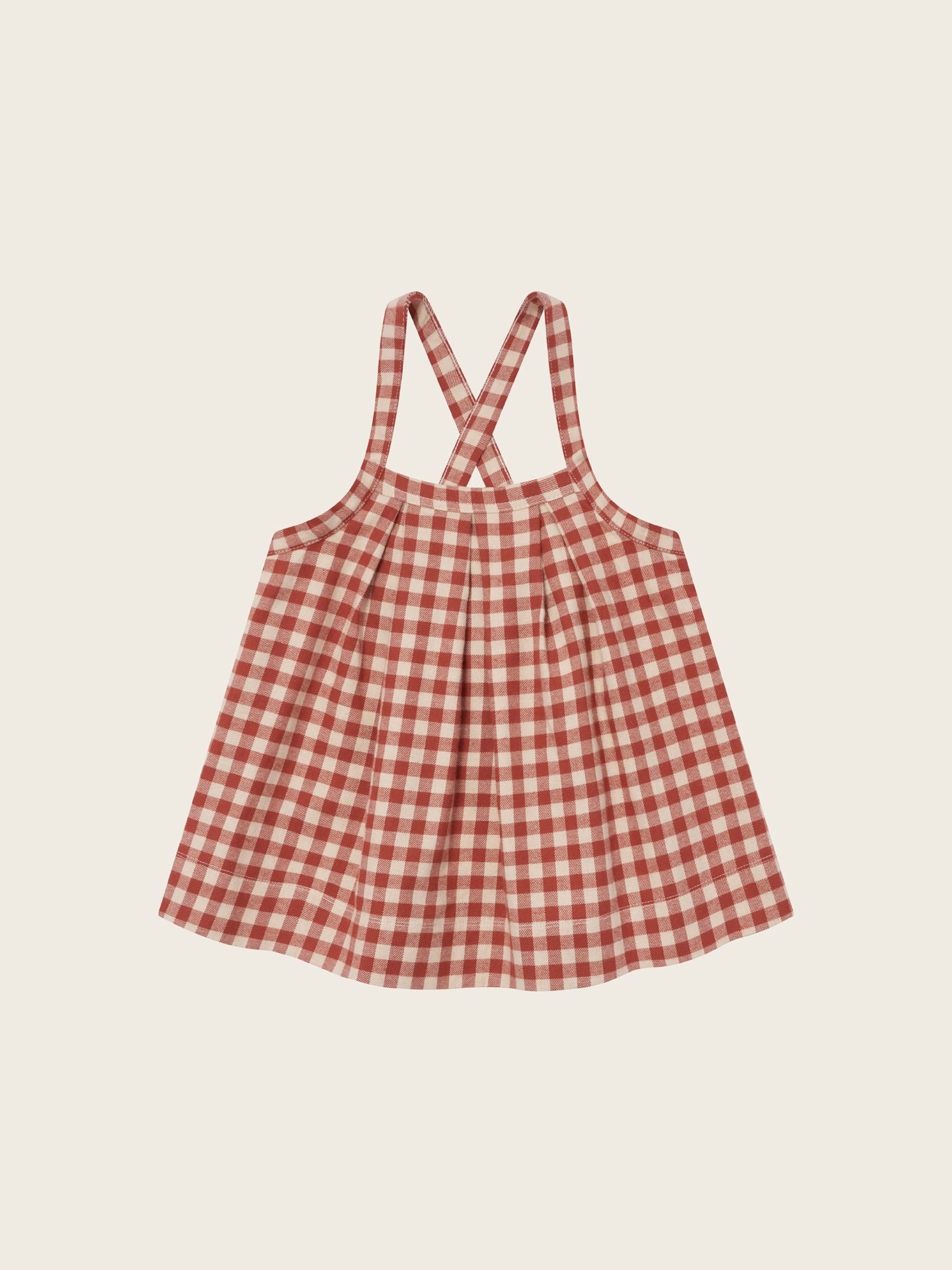 Paprika Gingham Tribe Skirt