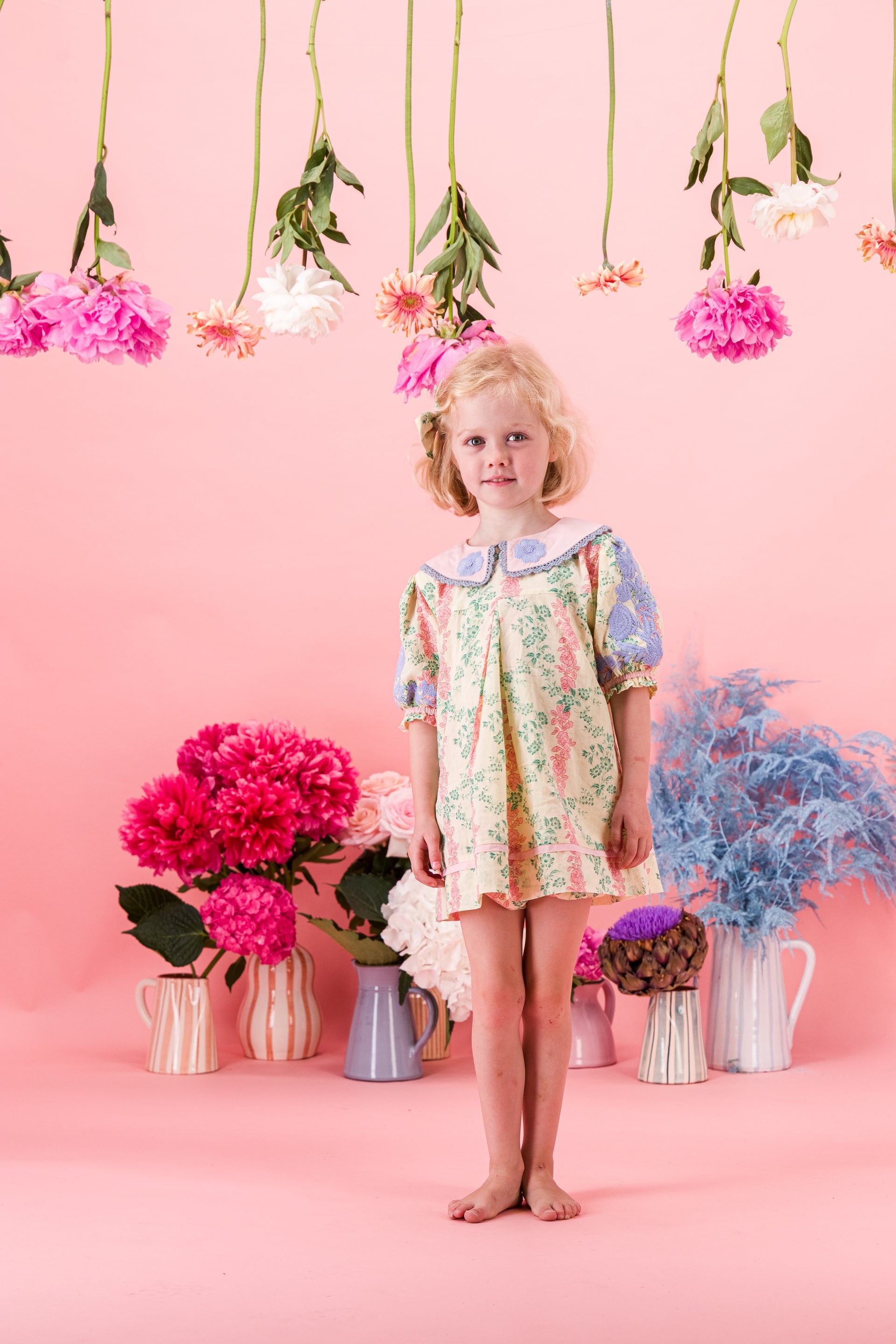 Topaze Blouse/Short dress Arabesque print