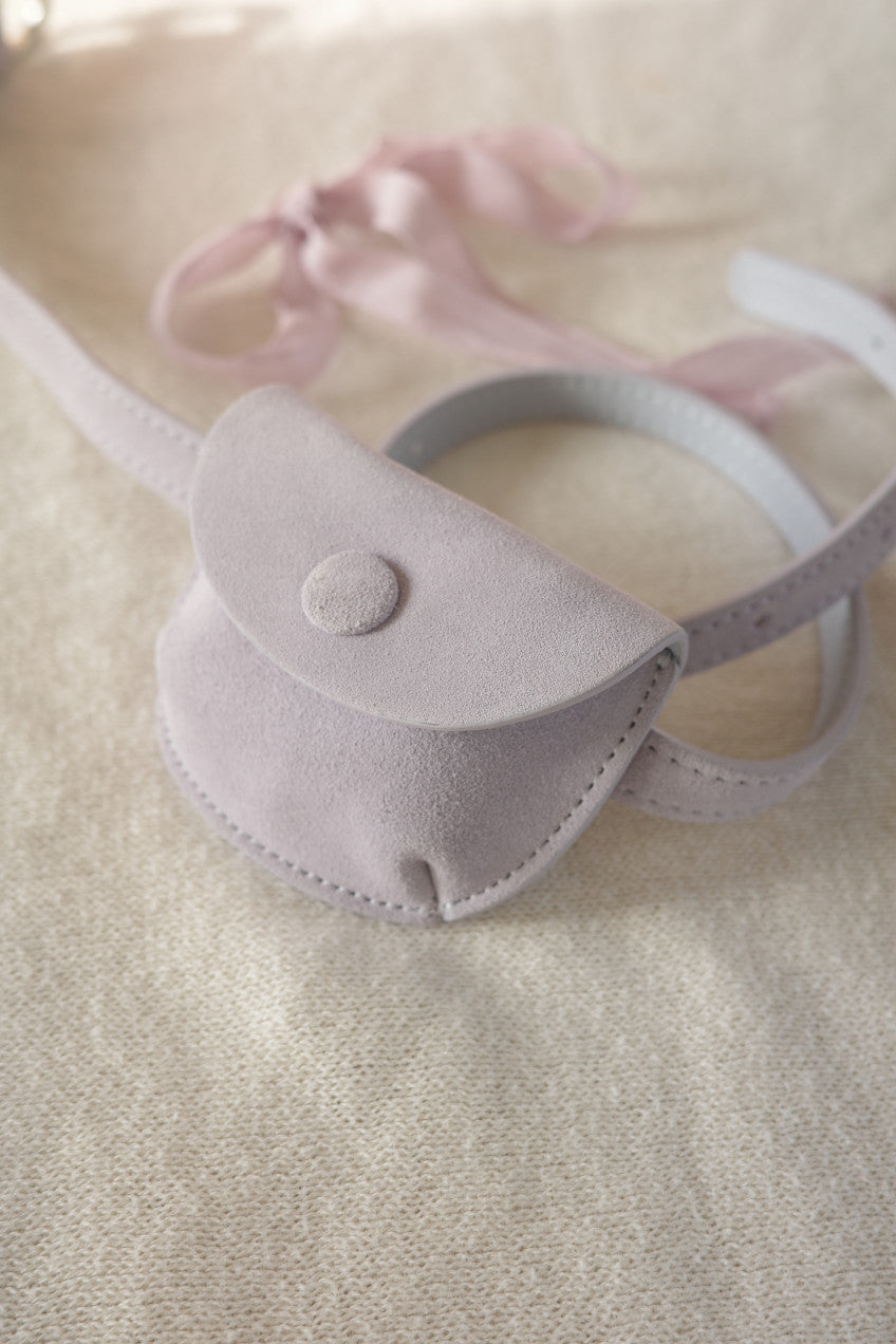 バッグ ecrin suede coin bag pink Ecrin Coin Bag | Milomoo Baby