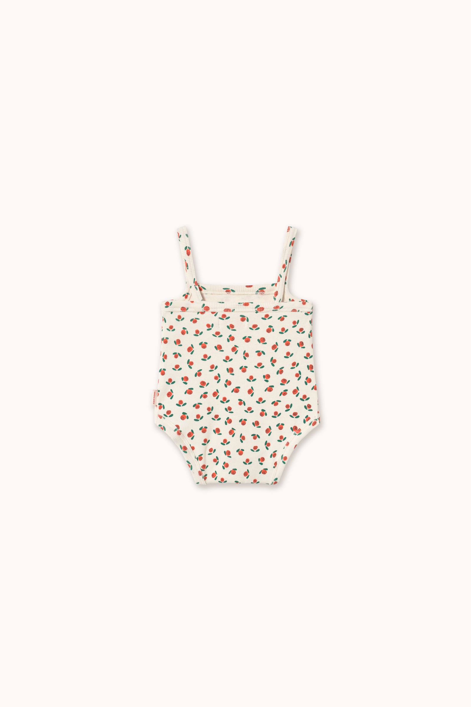 Tiny Roses Rib Sleeveless Body