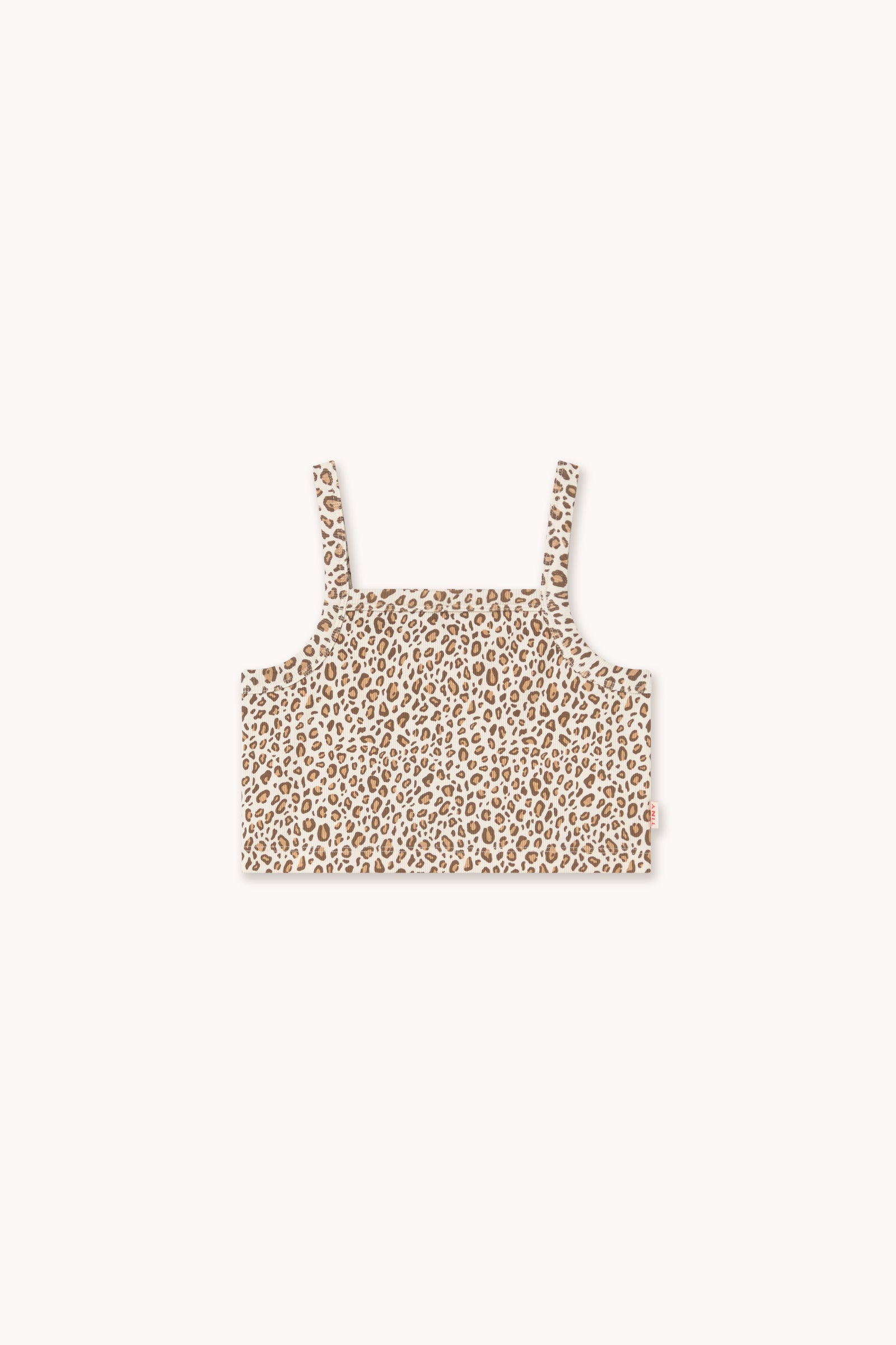 Animal Print Rib Top