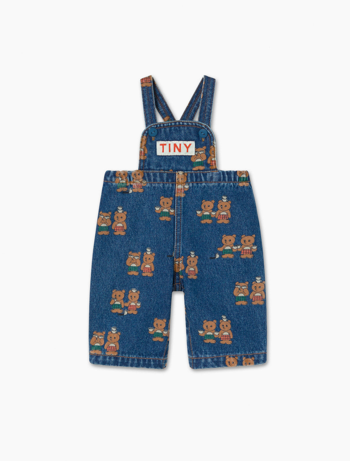 Tiny Tea Room Baby Denim Dungaree Denim Medium Wash