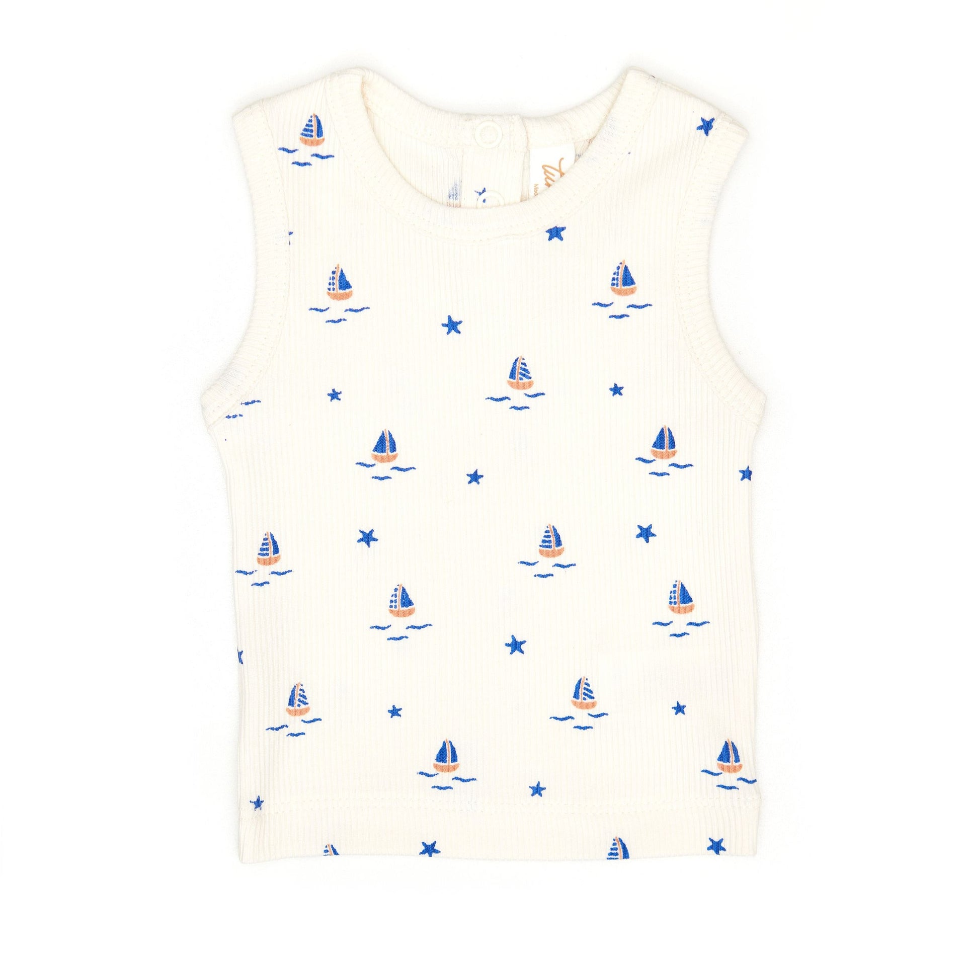 Sleeveless top - Natural boats