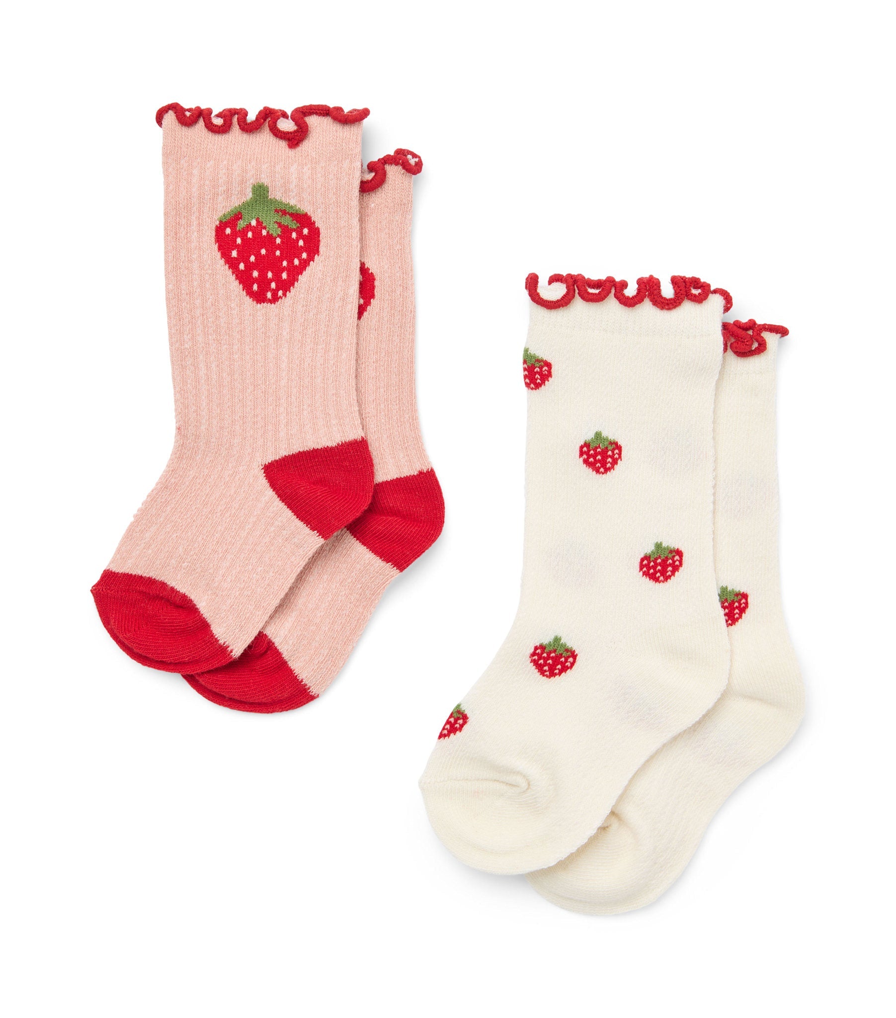 Vigga Socks 2-pack Pointelle Berry