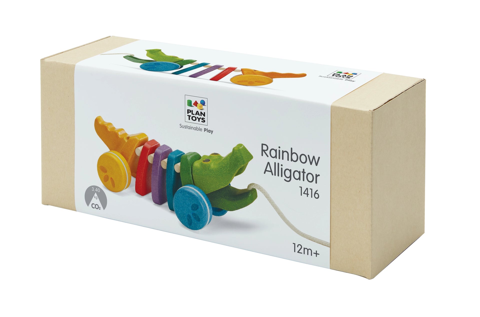 PlanToys Rainbow Alligator image 1
