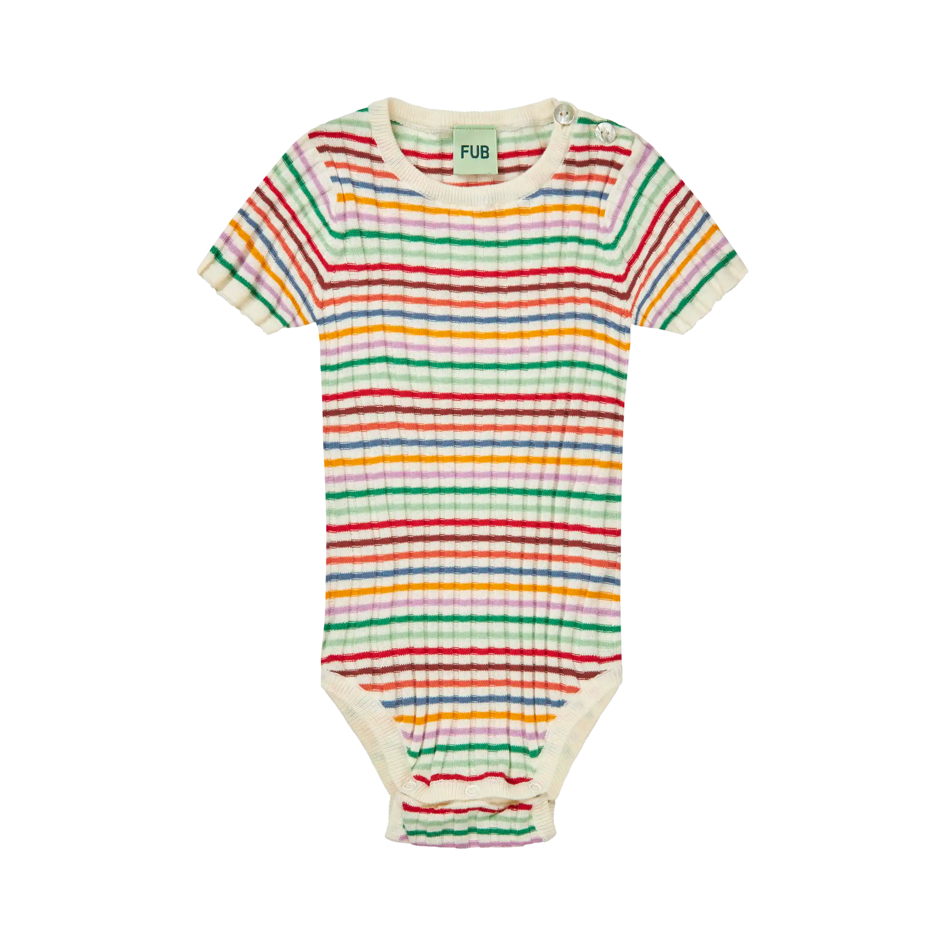 FUB Baby Rib Body - multi stripe image 0