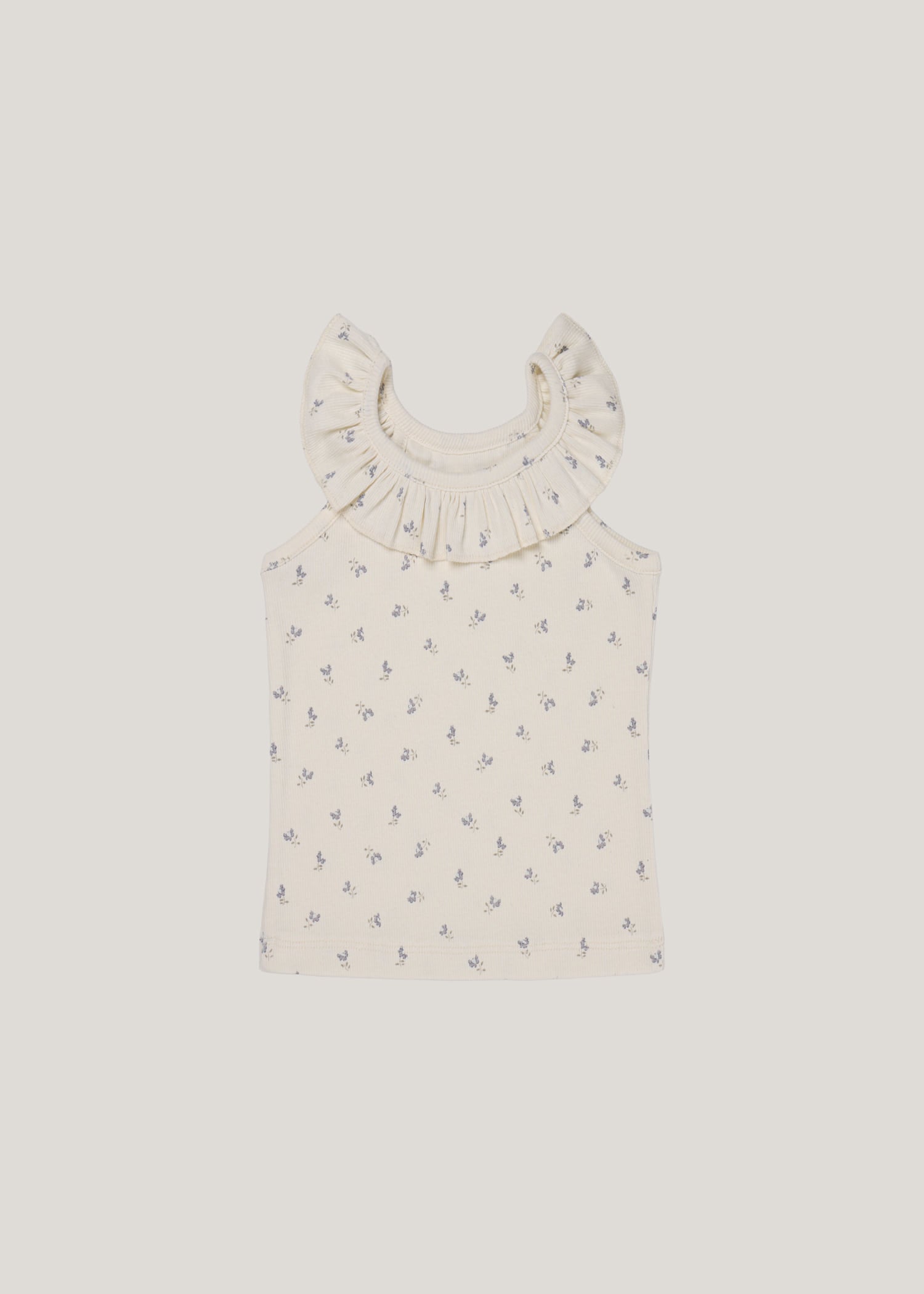 ruffled sleeveless flower