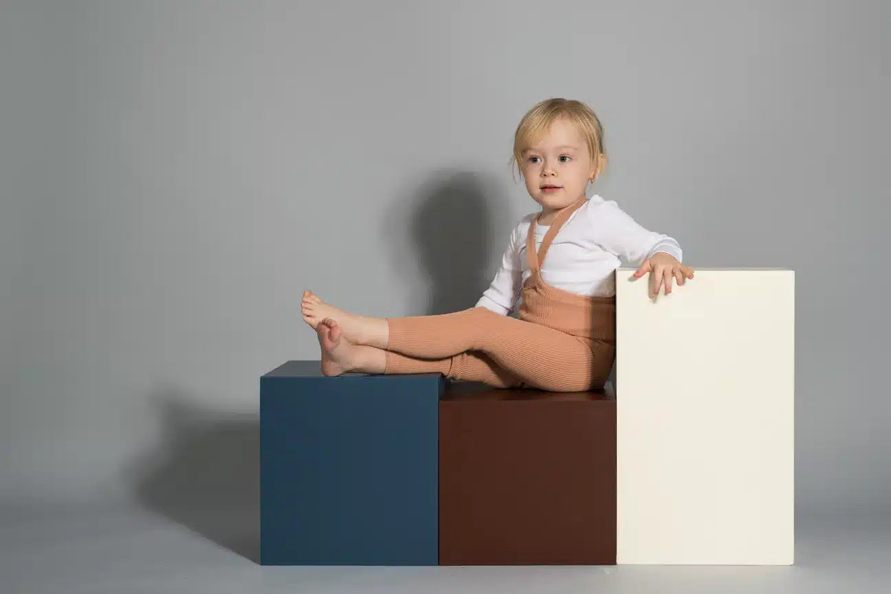Silly Silas Classic Footless Tights Light Brown image 1