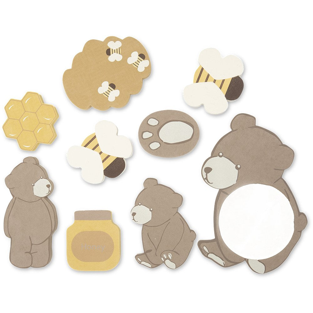 Nola bath toy set 9-pack - Bear