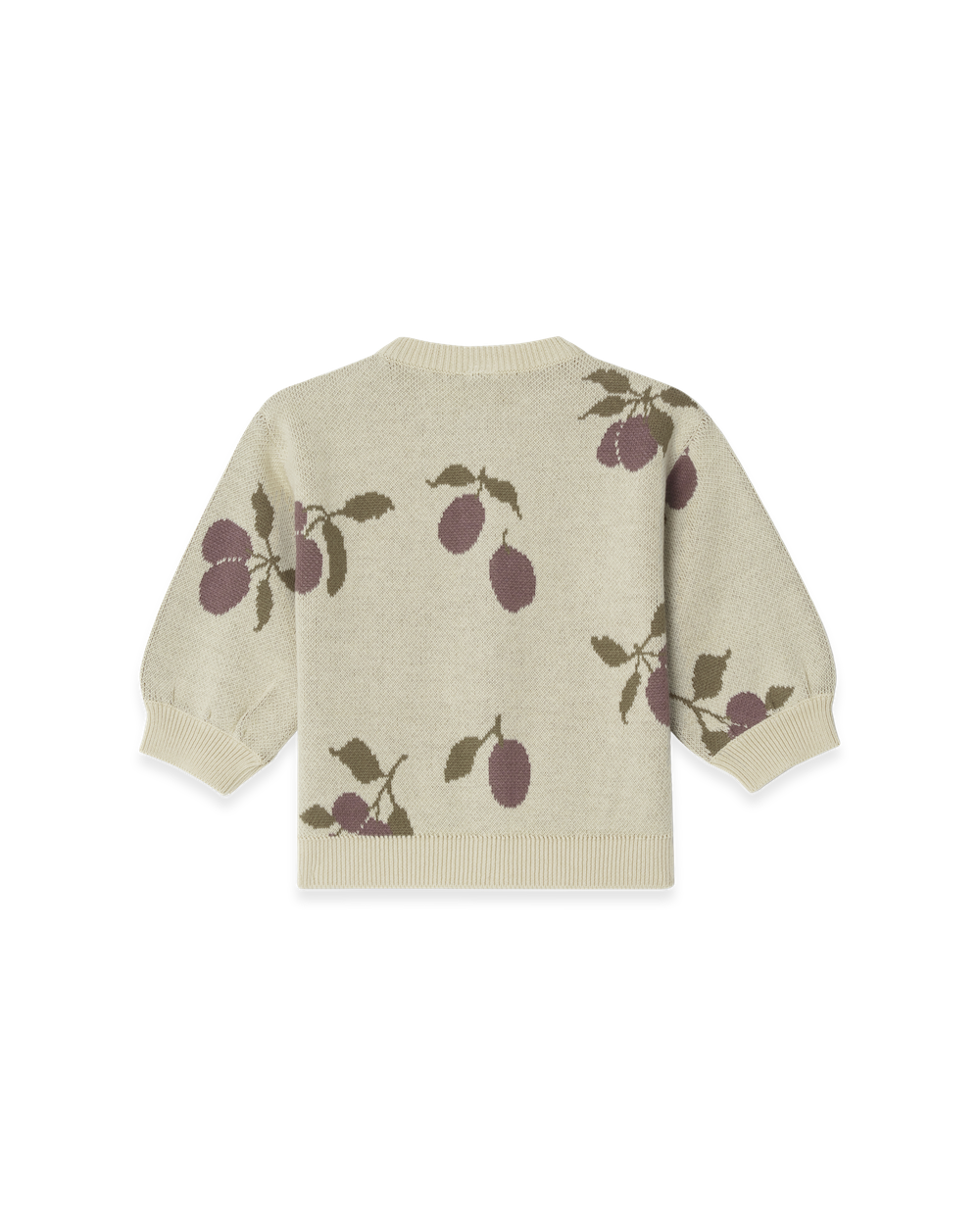 Garbo&Friends Knitted Cardigan Baby - Prune Beige image 1