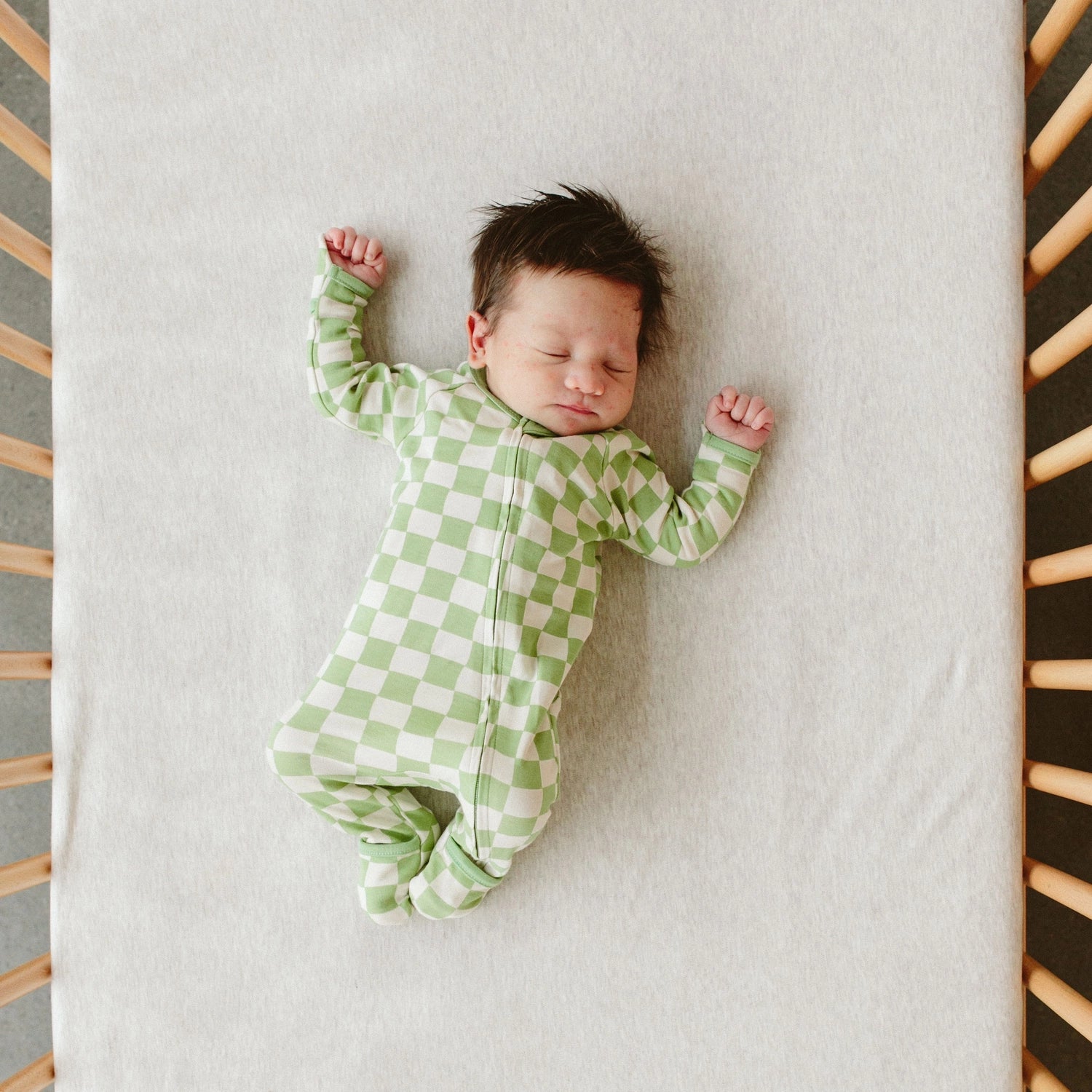 goumikids Grow With You Footie + Snug Fit - Cabana Green image 0