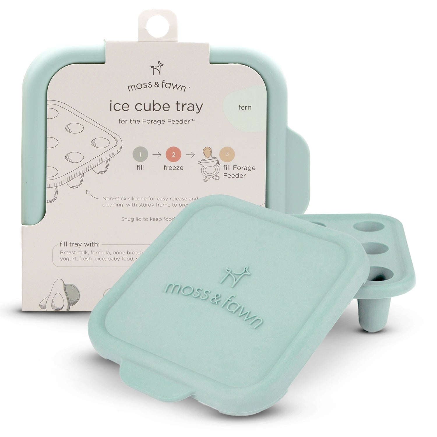 Moss & Fawn Ice Cube Tray | Multi Colors image 0