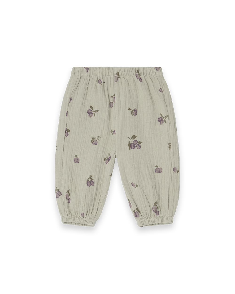 Garbo&amp;Friends Muslin Trousers Baby - Prune Green image 0