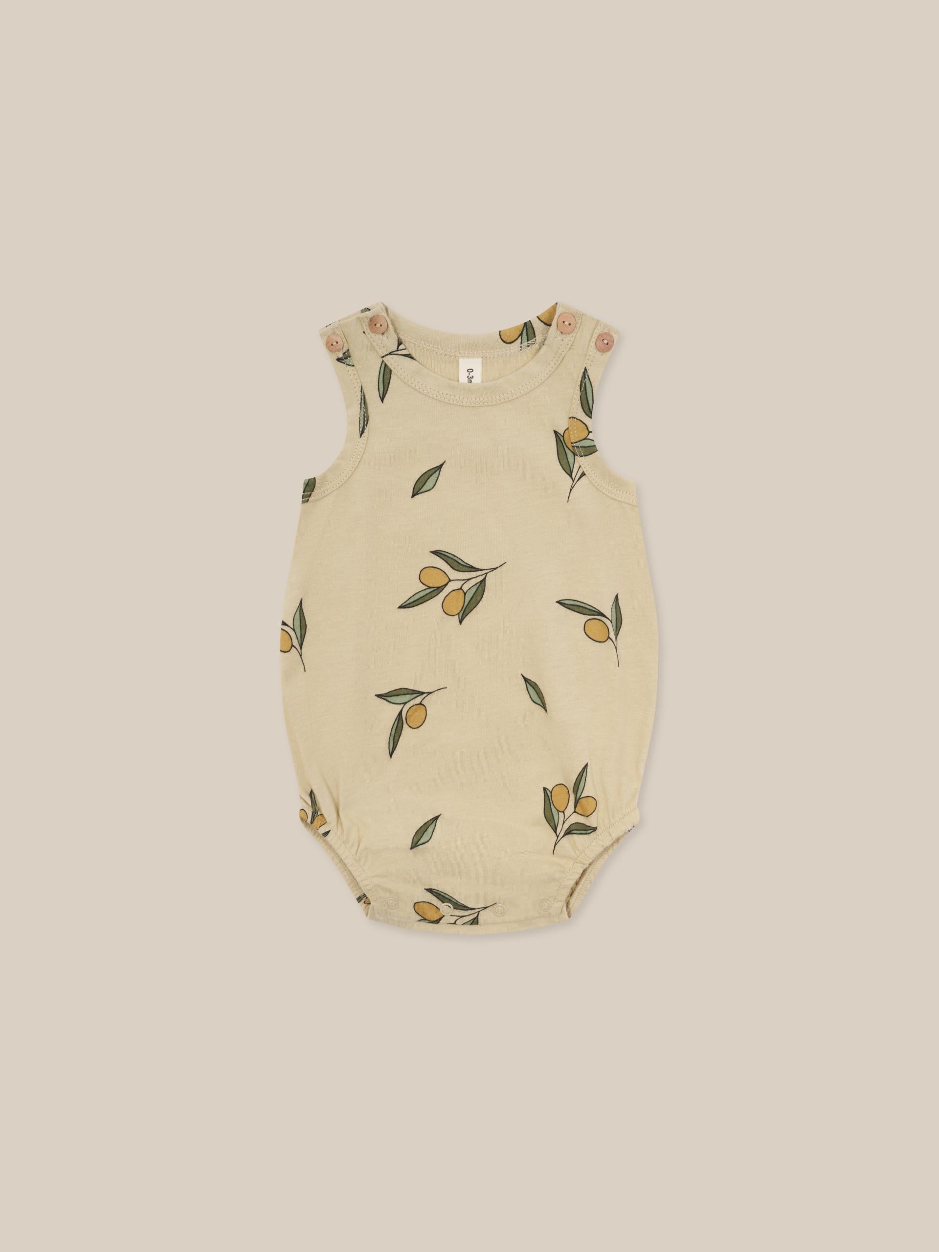 Organic Zoo Olive Garden Sleeveless Bodysuit image 0