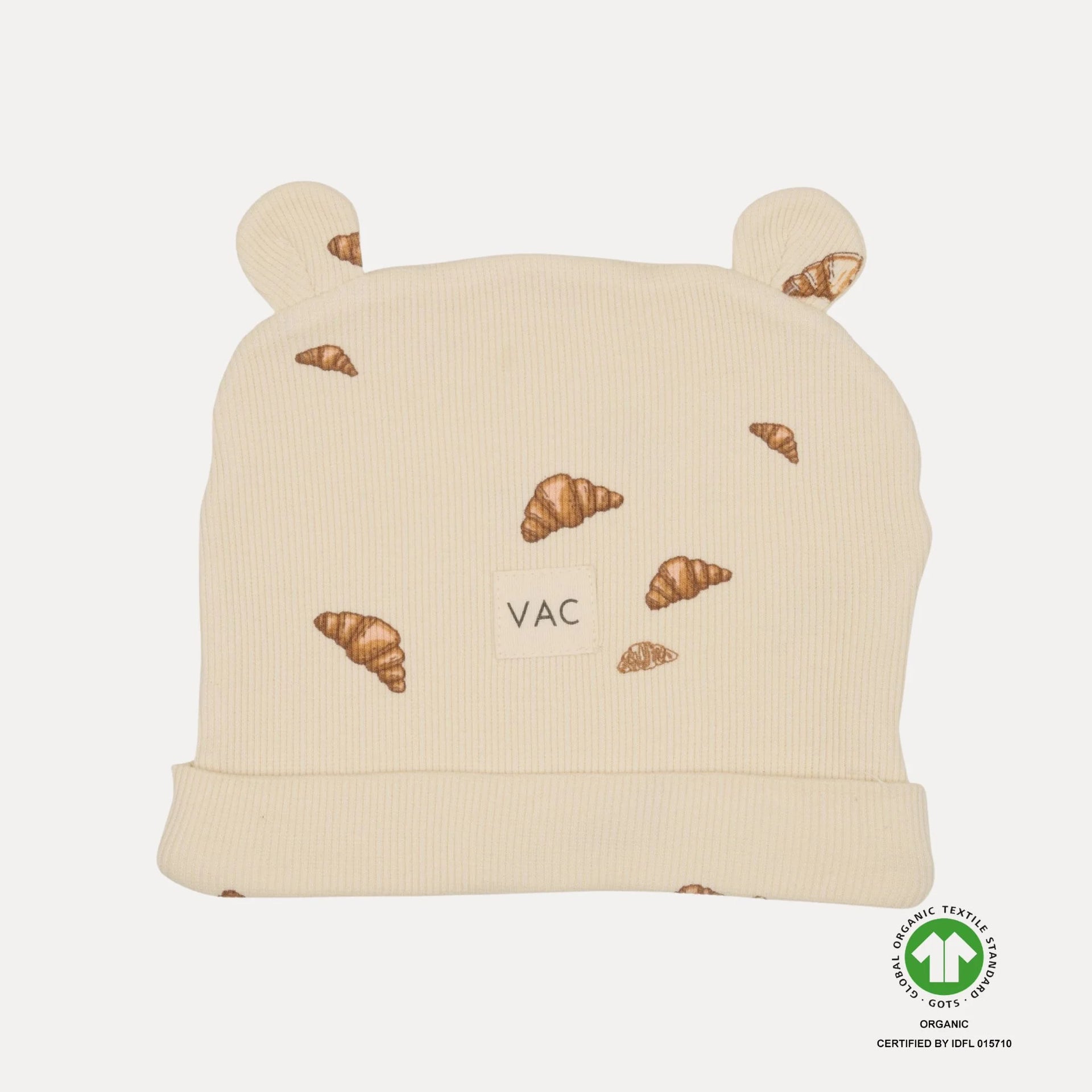 VACVAC Mini Croissants Beanie with Ears image 0