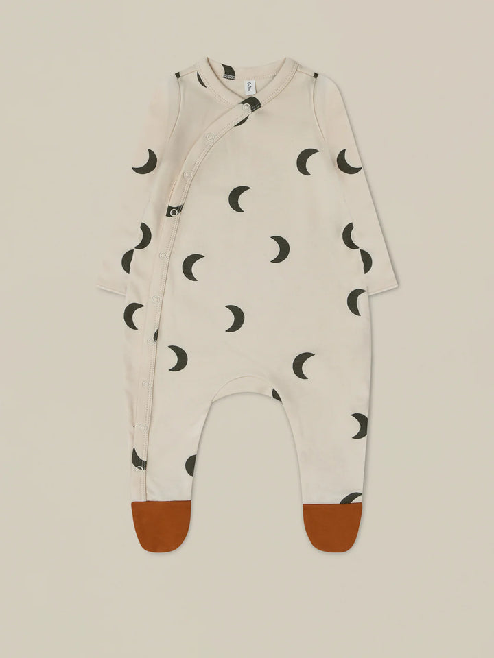 Organic Zoo Desert Midnight Suit with contrast feet<span> - </span>3-6m image