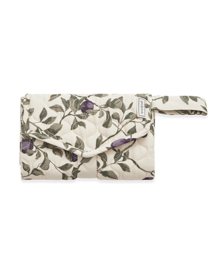 Garbo&Friends Satin Quilted Change To Go - Plum image 0