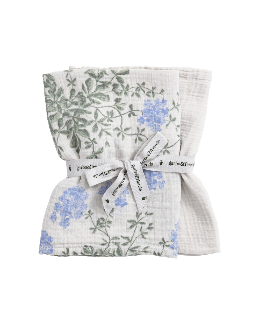 Garbo&Friends Muslin Blanket 2 pcs - Plumbago image 0