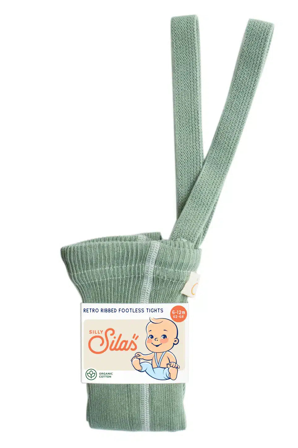 Silly Silas Classic Footless Tights Matcha Oat Latte image 0