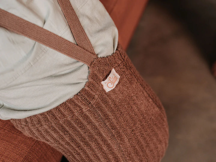 Silly Silas Granny Teddy Footed Tights - Granola image 3