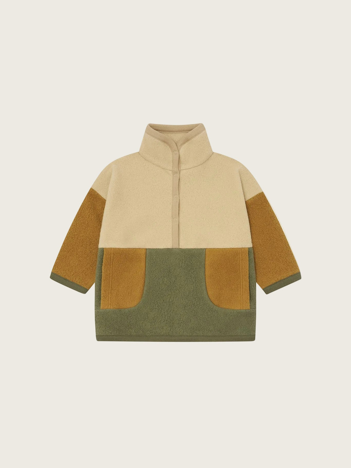 Colour Block Fleece Sweater