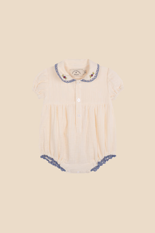 Birinit Agus embroidered romper image 0