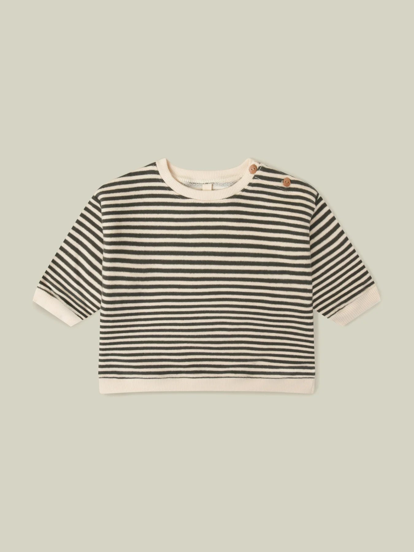 Organic Zoo Navy Stripes Sweatshirt image 0