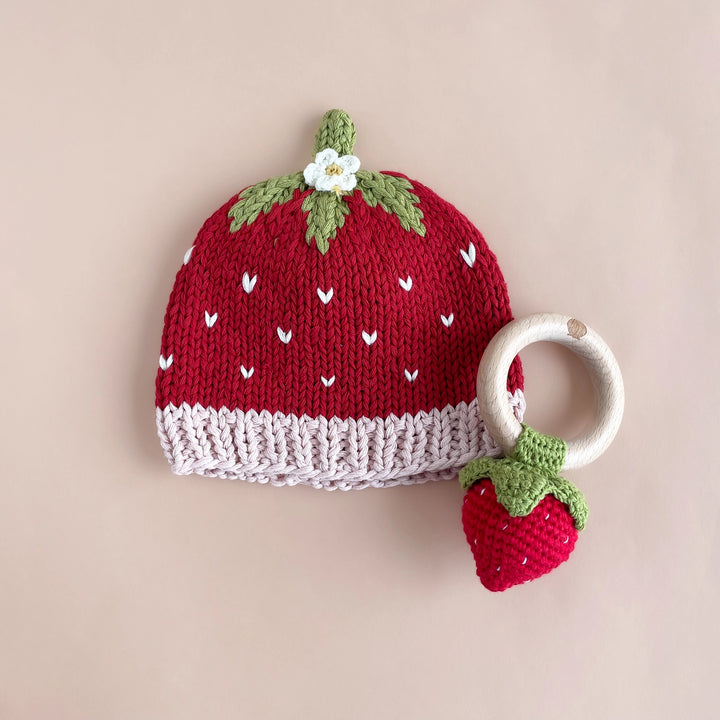 The Blueberry Hill Cotton Strawberry Hat image 2