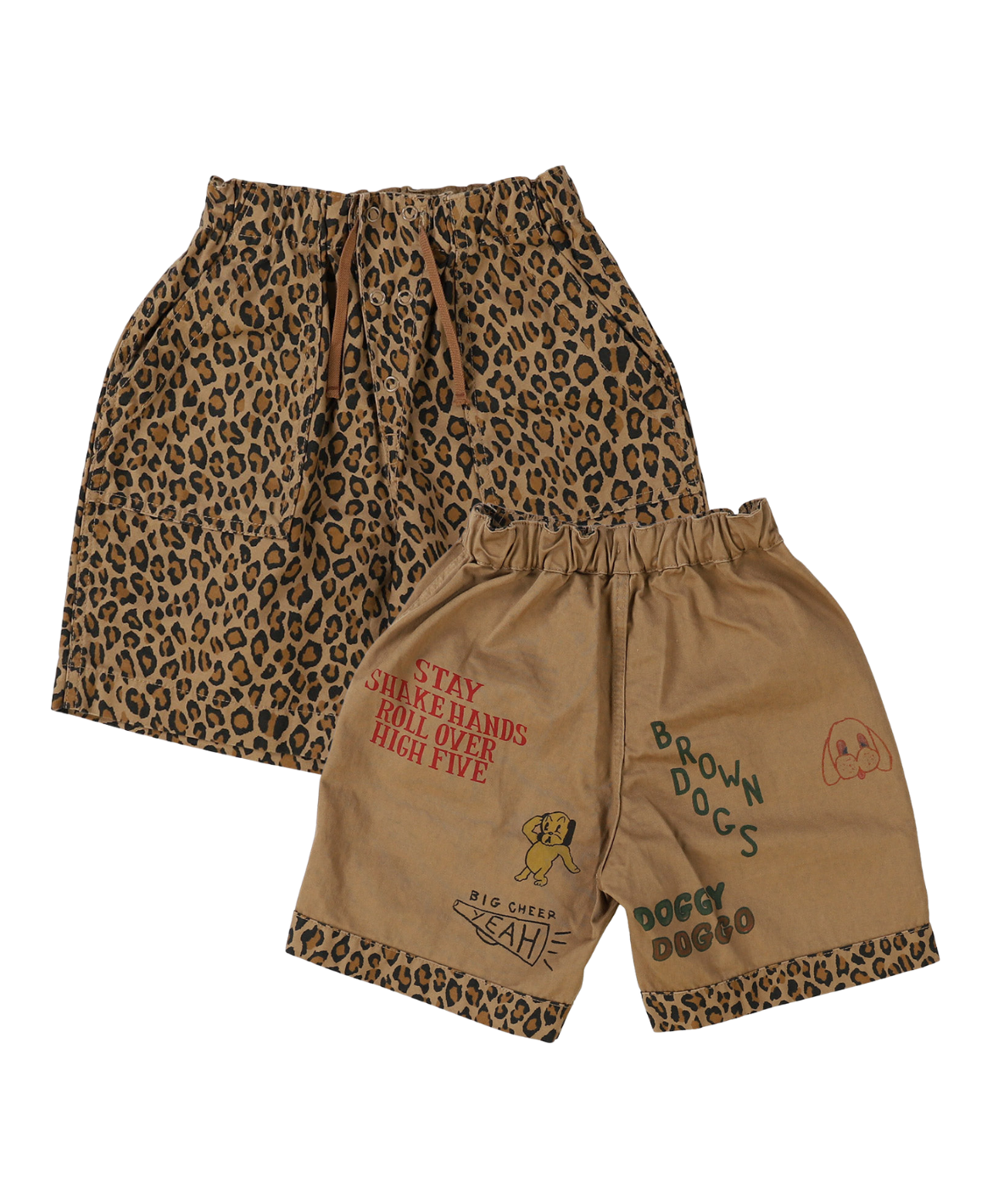 Backsatin Reversible Shorts - Light Brown