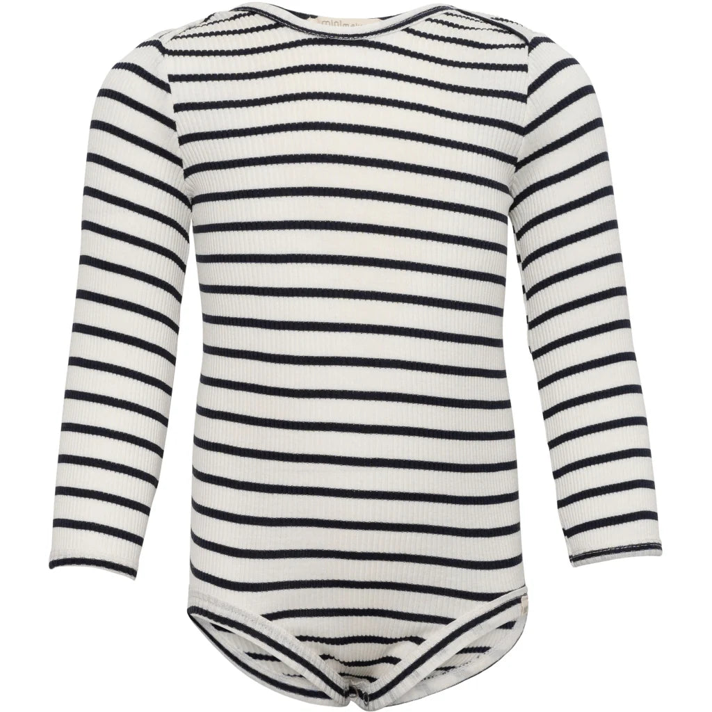 Minimalisma Bono Silk and Cotton bodysuit - Sailor image 0
