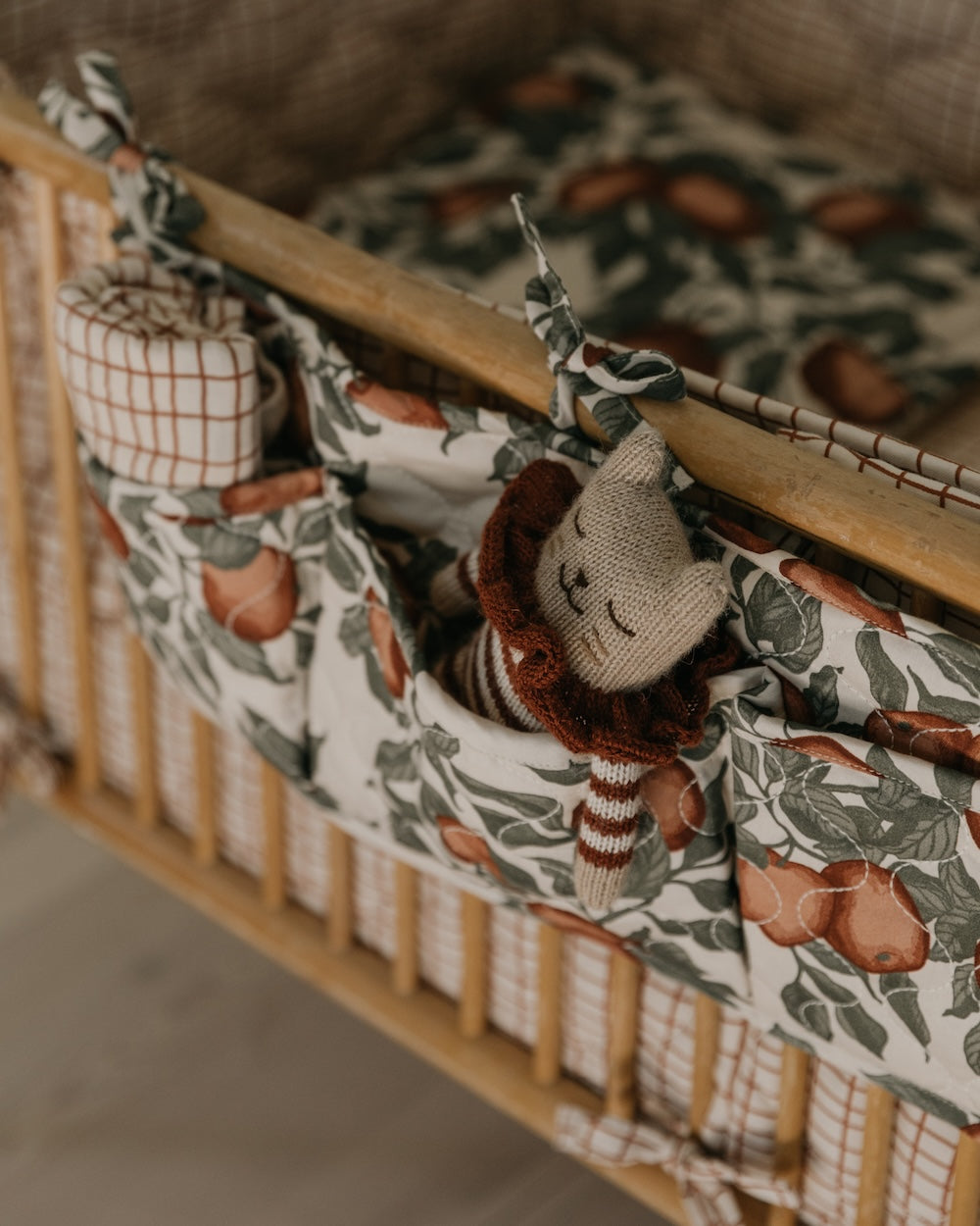 Garbo&Friends Satin Quilted Bed Pocket - Pomme image 1