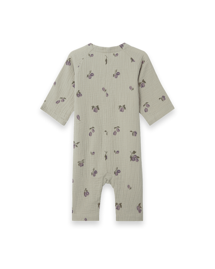 Garbo&Friends Rib Jersey Onesie - Prune Green image 1