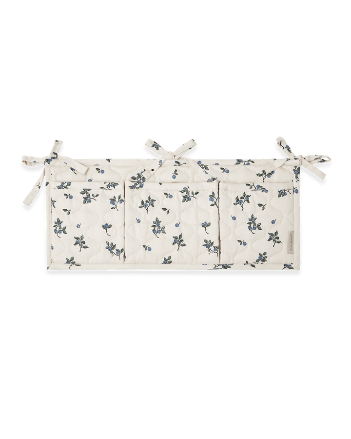 Garbo&Friends Satin Quilted Bed Pocket - Blueberry image 0
