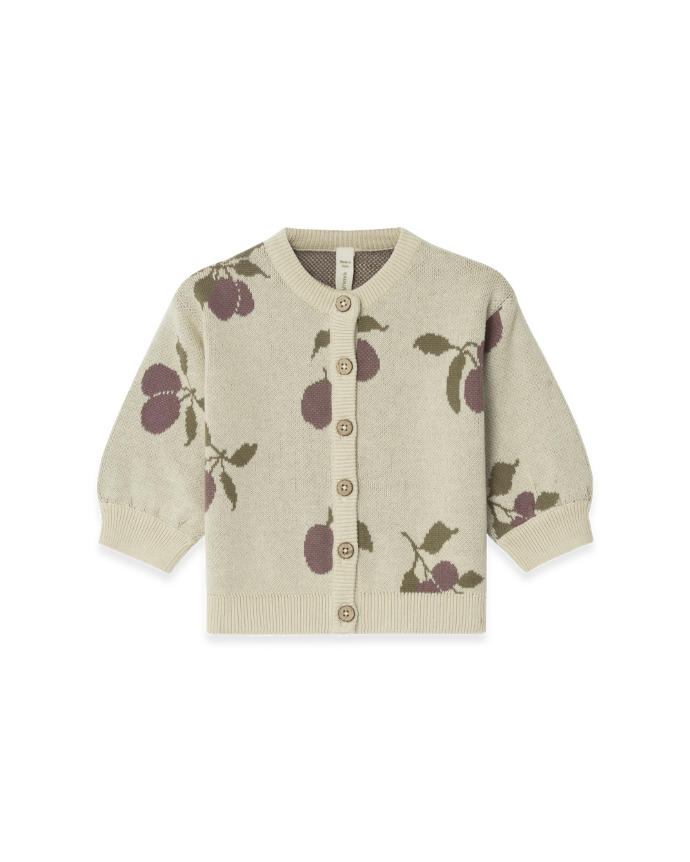 Garbo&Friends Knitted Cardigan Baby - Prune Beige image 0