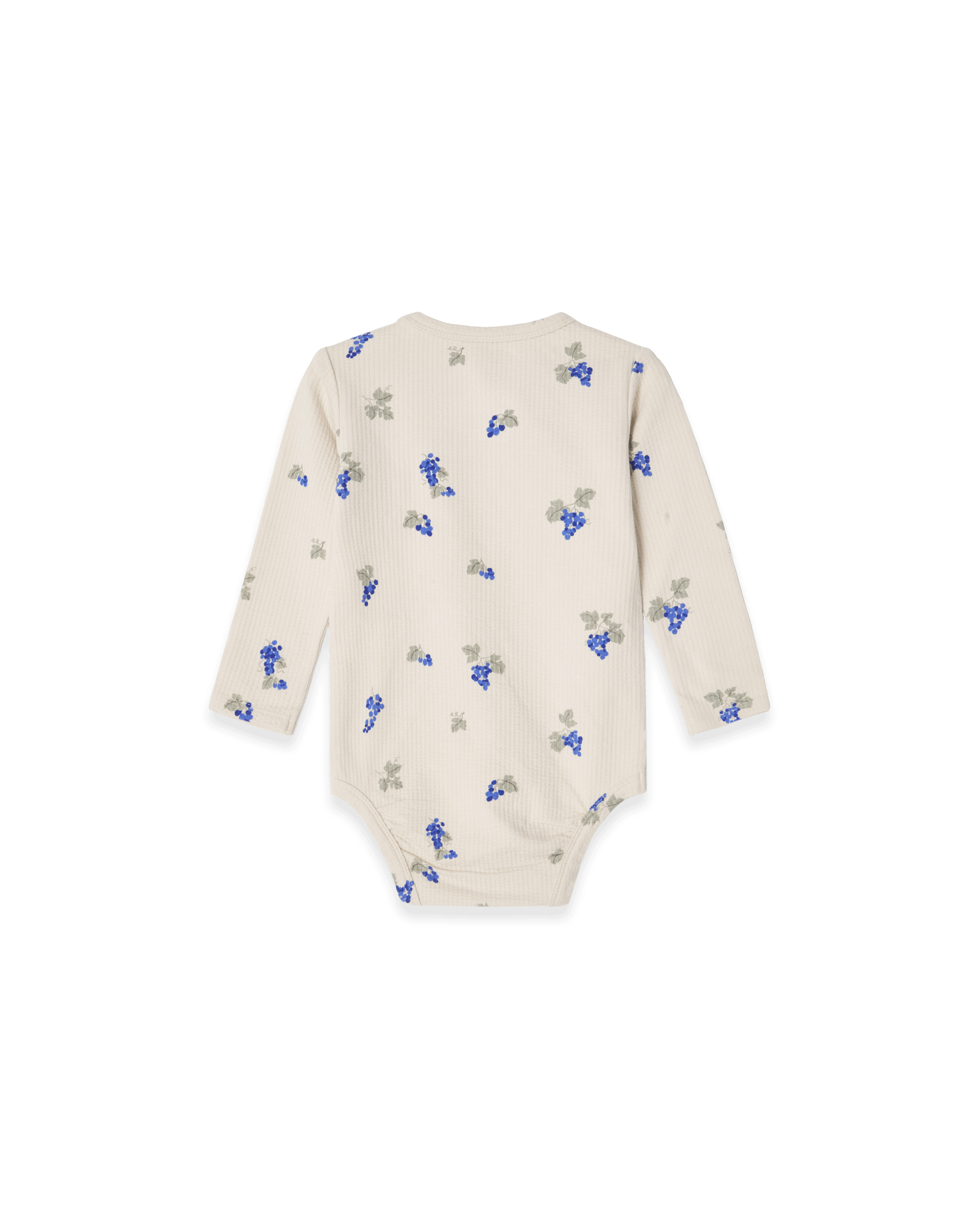Garbo&Friends Structured Jersey LS Body | Grapes Ecru image 2