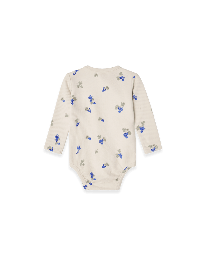 Garbo&Friends Structured Jersey LS Body | Grapes Ecru image 2